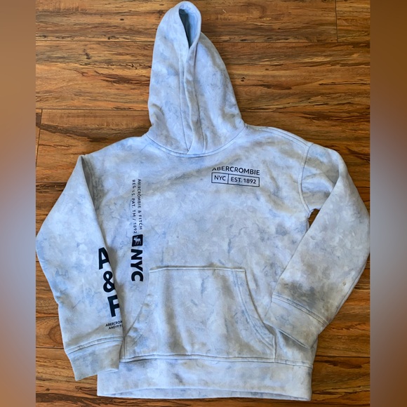 Ambercrobie and Fitch Relaxed Fit Hoodie size 9/10 Kids Unisex - Picture 2 of 6